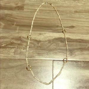 Silver and Gold long necklace